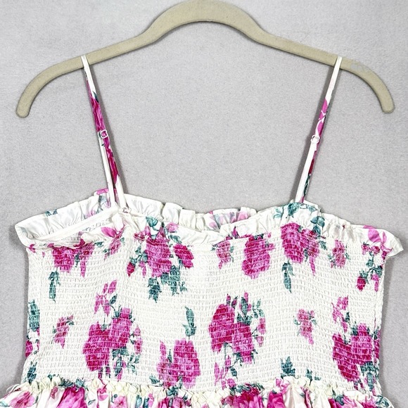 LoveShackFancy Target Dress Medium Elise Floral Tiered Layered Smocked Cottage - Picture 9 of 12